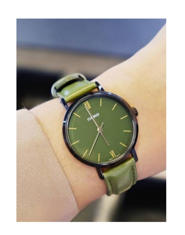 CASIO Analog Green Dial Women's Watch