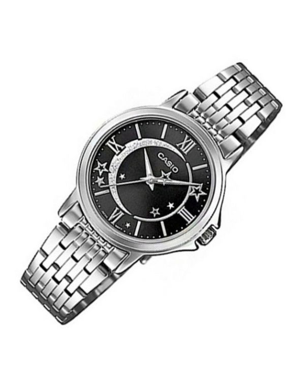 CASIO BLACK DIAL  ANALOG QUARTZ WOMEN'S WATCH.