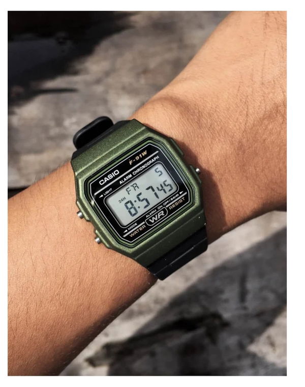 CASIO Classic Chronograph Military Green Unisex Watch