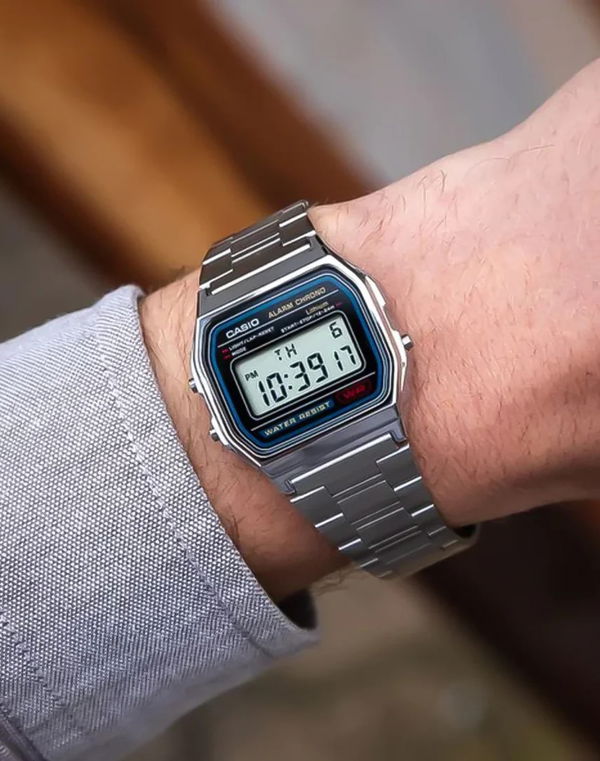 CASIO Digital Stainless Steel Men's Watch