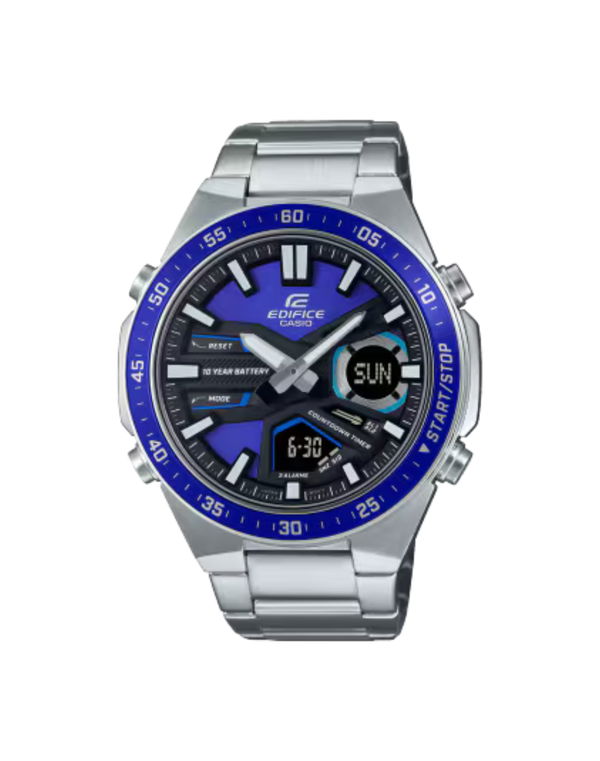 CASIO EDIFICE Chronograph Stainless Steel Chain Watch