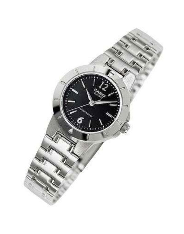 CASIO ENTICER BLACK DIAL WOMEN'S WATCH