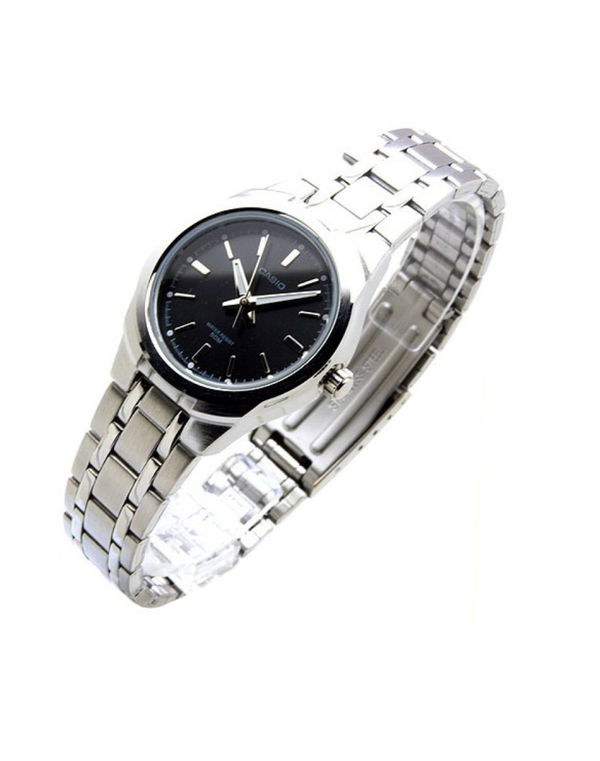 CASIO ENTICER BLACK DIAL WOMEN'S WATCH