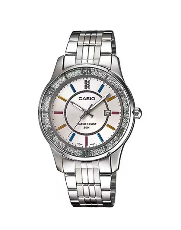 CASIO ENTICER SILVER WOMEN'S WATCH