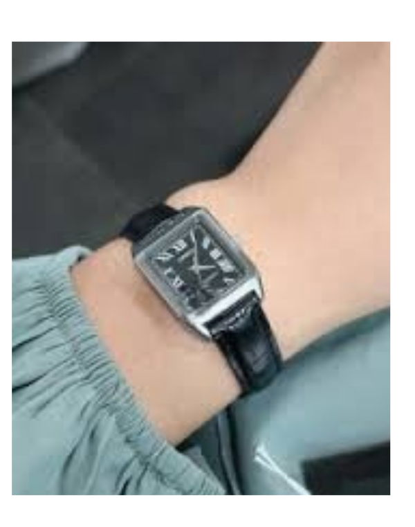 CASIO Enticer Analog Black Dial Women's Watch