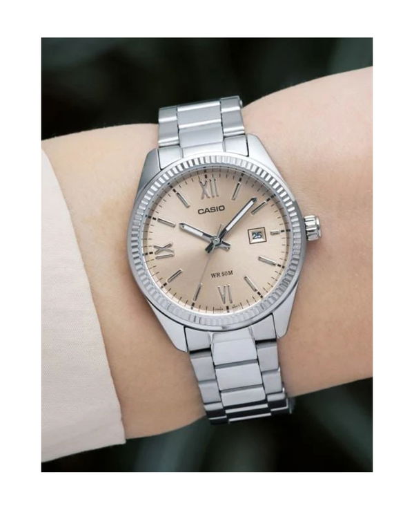 CASIO Enticer Date Chain Women's Watch