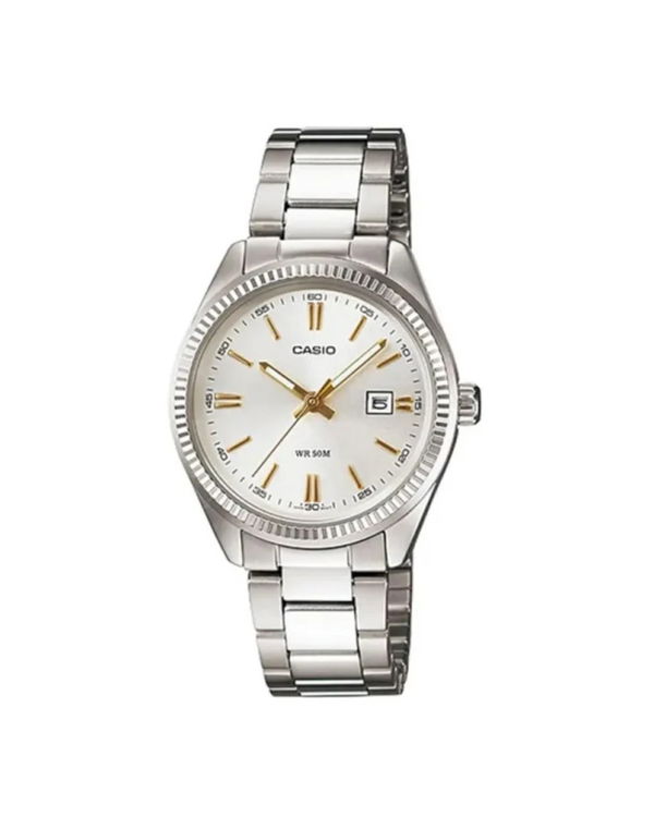 CASIO Enticer Date Silver Chain Women's Watch