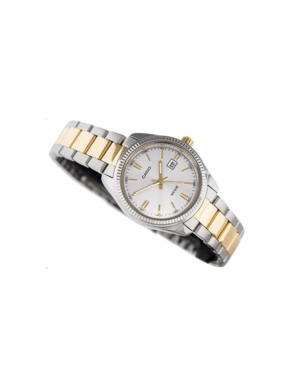 CASIO Enticer Date Two Tone Chain Women's Watch