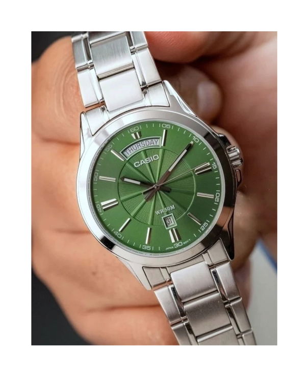 CASIO Enticer Day Date Chain Men's Watch