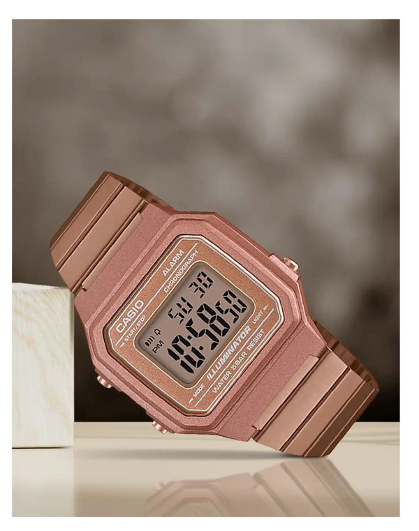 CASIO Vintage Digital Dial Unisex Watch Rose Gold
