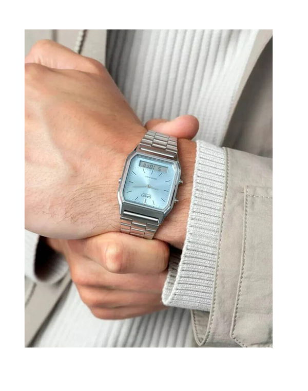 CASIO Vintage Dual Time Chain Unisex Watch