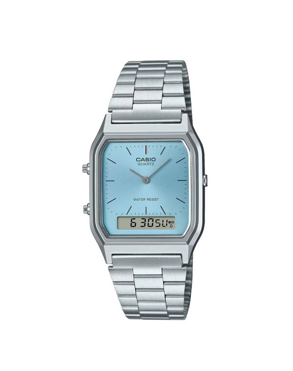 CASIO Vintage Dual Time Chain Unisex Watch