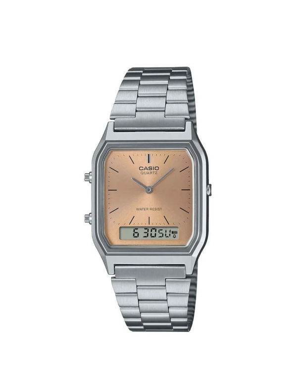 CASIO Vintage Dual Time Chain Unisex Watch
