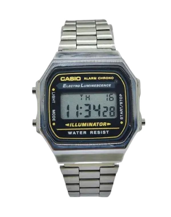 CASIO Vintage Silver Stainless Steel Bracelet Dial Men's / Unisex Watch