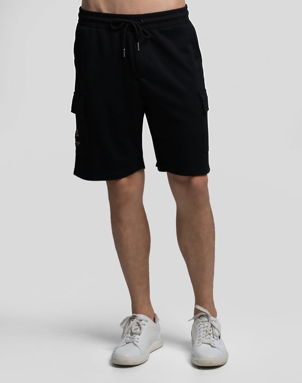 DEEDAT MNML WRLD Men's Regular Fit Short Black