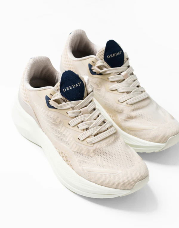 DEEDAT Men's Sports Running Shoe Beige