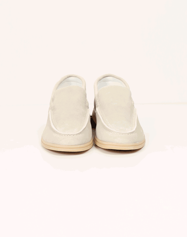 DEEDAT Men's Casual Leather Shoe Beige