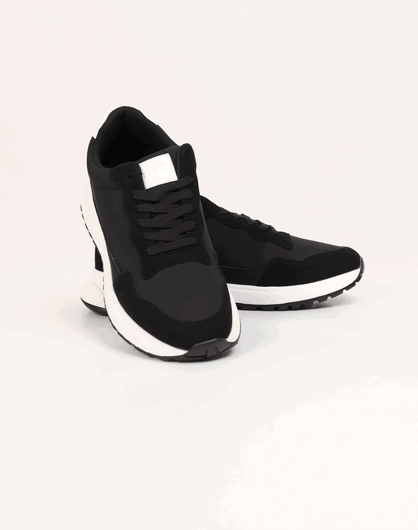 DEEDAT Men's Casual Shoe Black