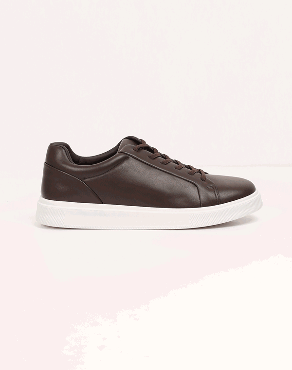 DEEDAT Men's Casual Shoe Coffee