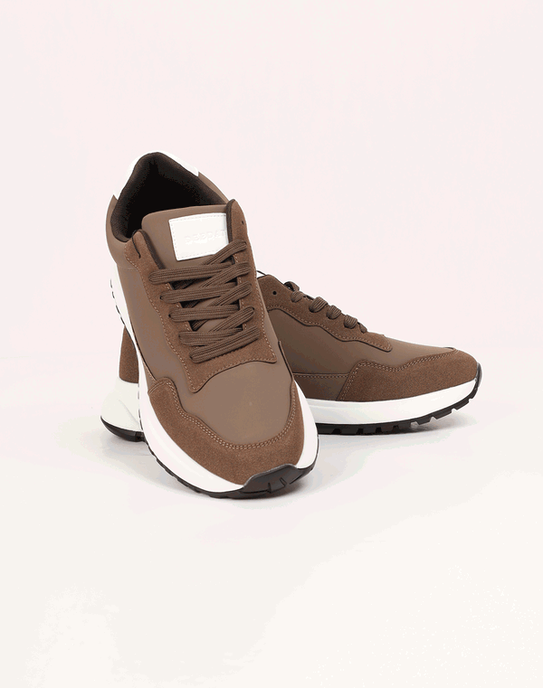 DEEDAT Men's Casual Shoe Coffee