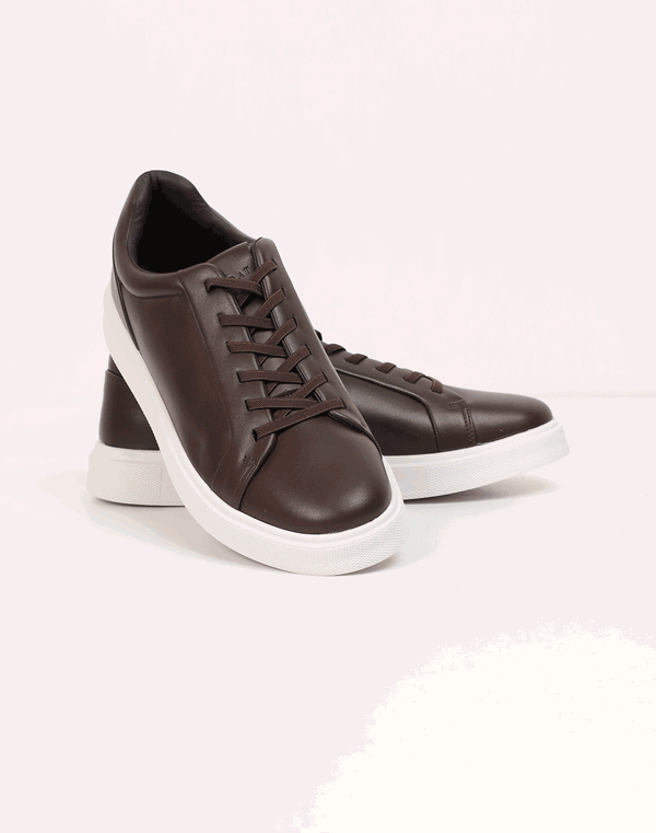 DEEDAT Men's Casual Shoe Coffee