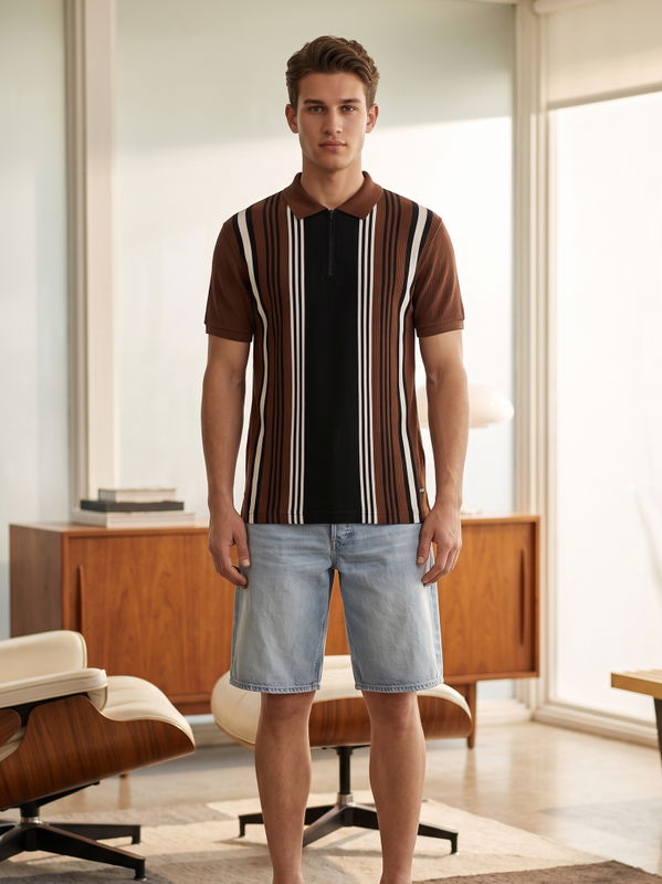 DEEDAT Men's Slim Fit Polo T-Shirt