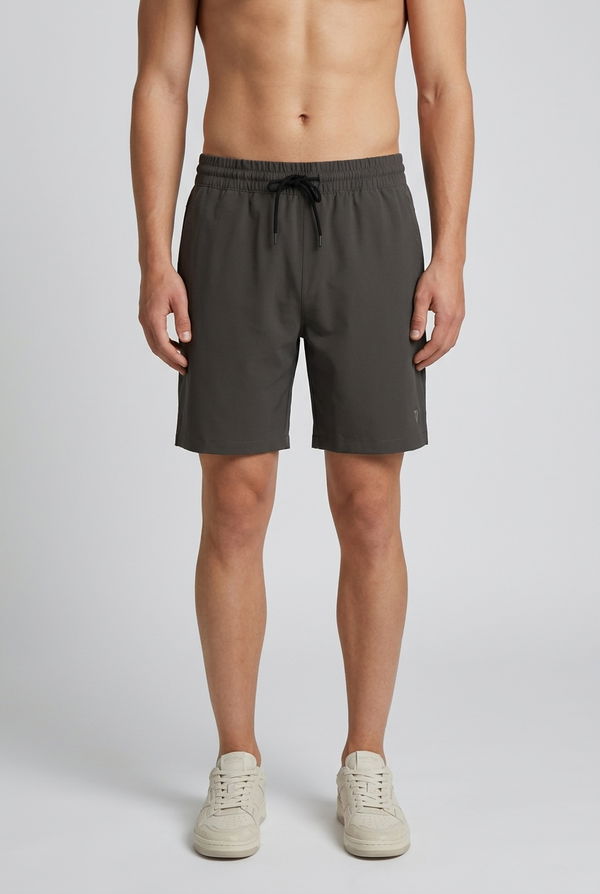 DEEDAT Men's Sport Short Steel Gray