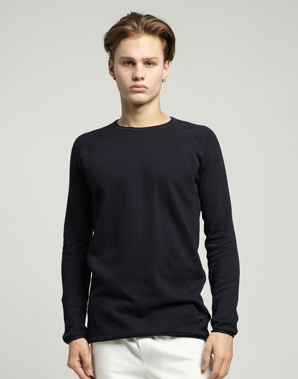 DEEDAT PORTOFINO Men's Oversized Popcorn T-Shirt Black