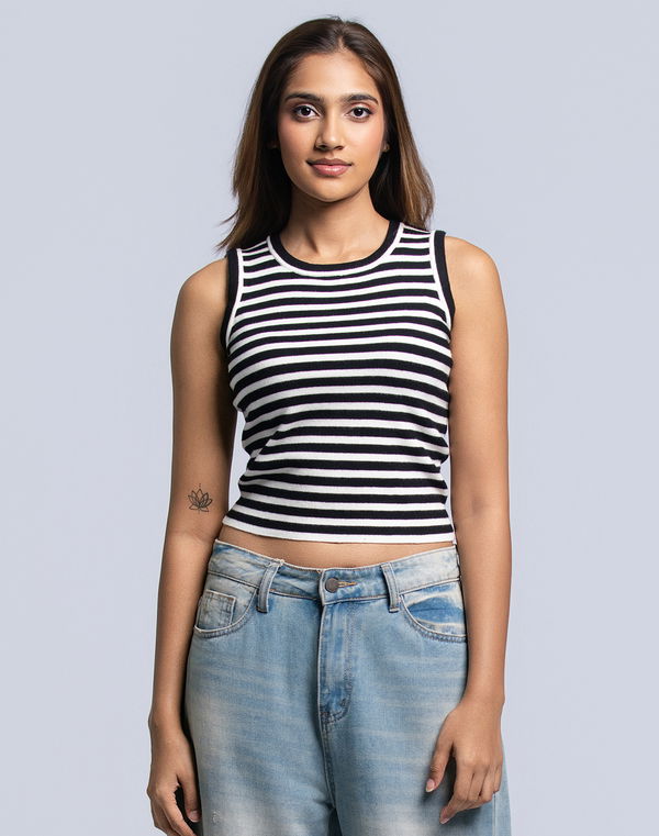 DEEDAT Women's Stripe Tank Top