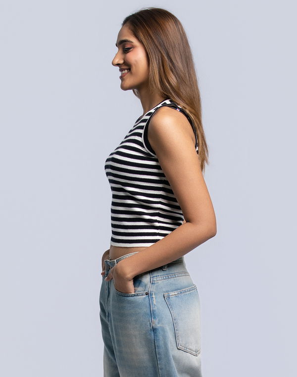 DEEDAT Women's Stripe Tank Top