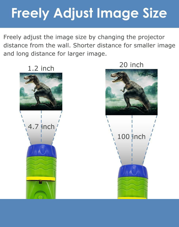 Dinosaur Kids Flashlight Projector for Toddlers