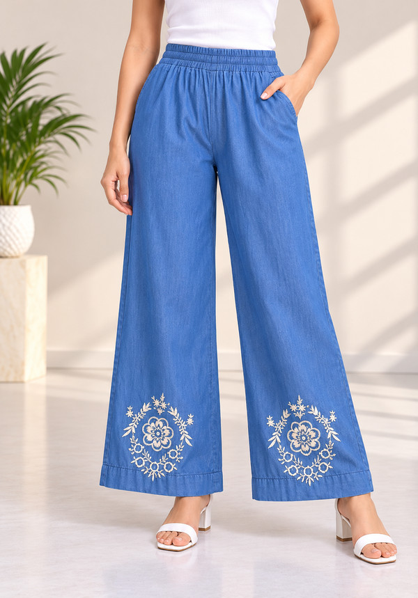 FIA MARIA Women's Embroidery Pant