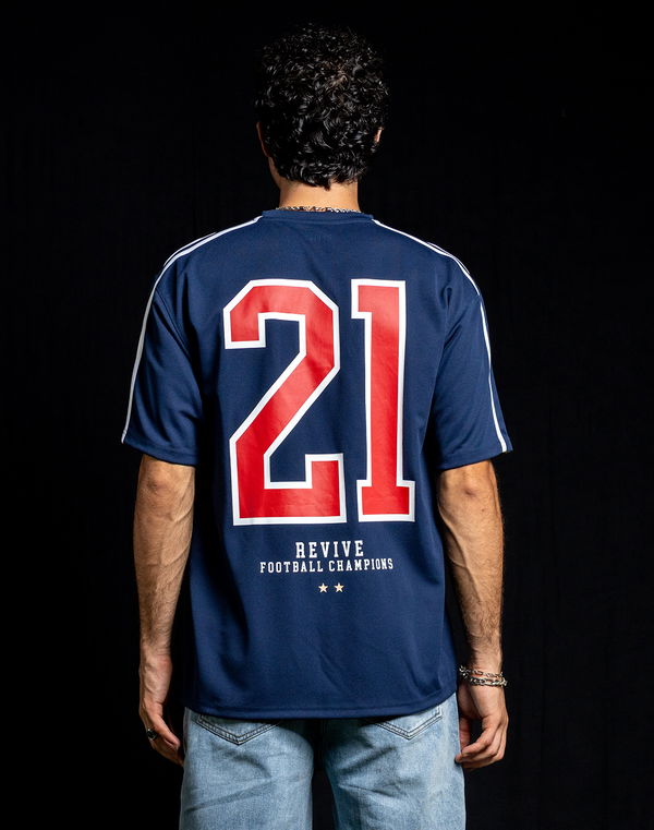Men's Oversized Football Fan Jersey – France Edition