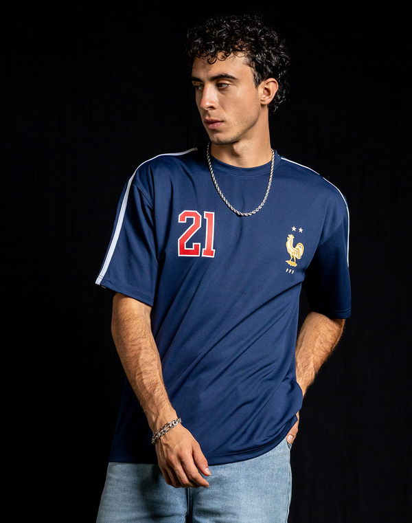 Men's Oversized Football Fan Jersey – France Edition
