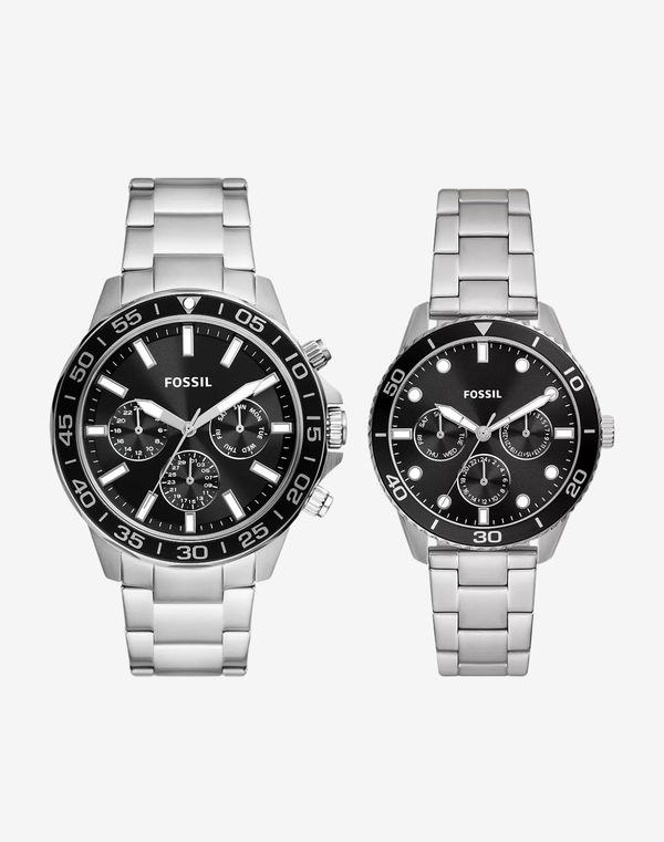FOSSIL HIS AND HER BANNON MULTIFUNCTION WATCH SET