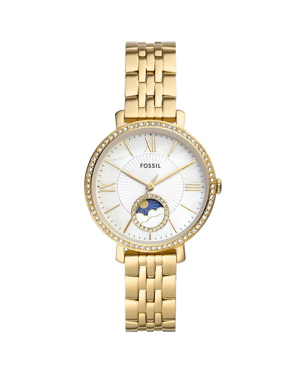 FOSSIL Jacqueline Sun Moon Multifunction Gold-Tone Women's Watch