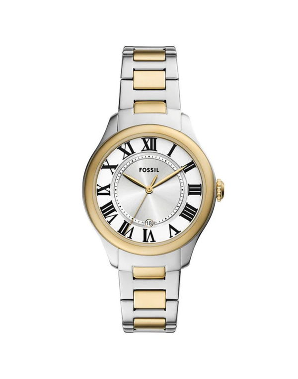 FOSSIL WOMENS GILMORE GOLD STEEL WATCH