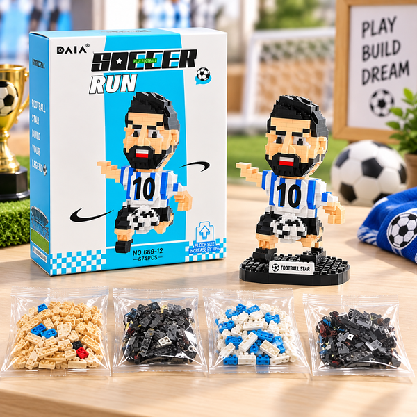 Football Star Building Block Set