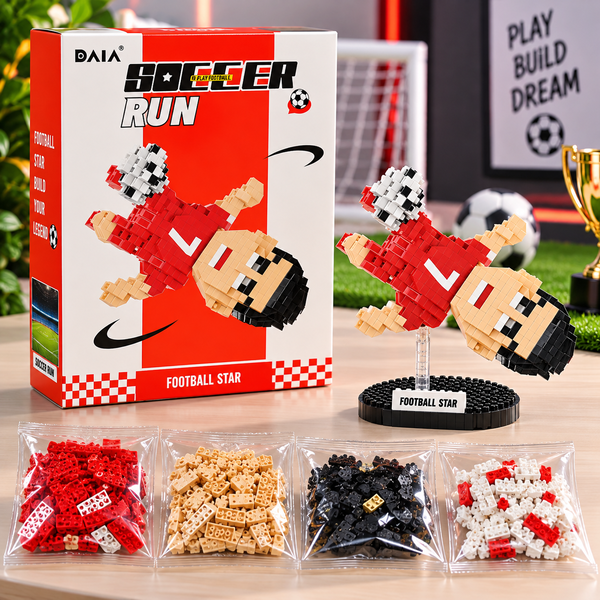 Football Star Building Block Set