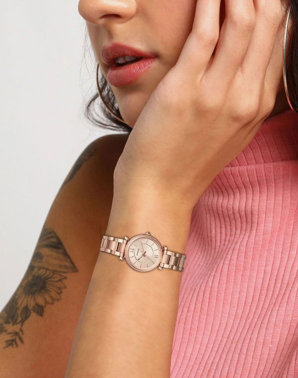 Fossil Carlie Rose Gold Watch For Women