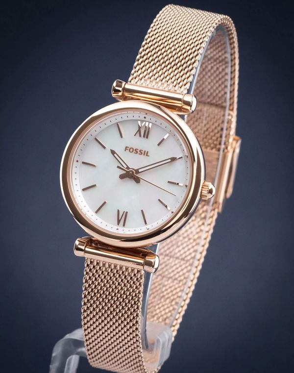 Fossil Carlie Rose Gold Watch For Women