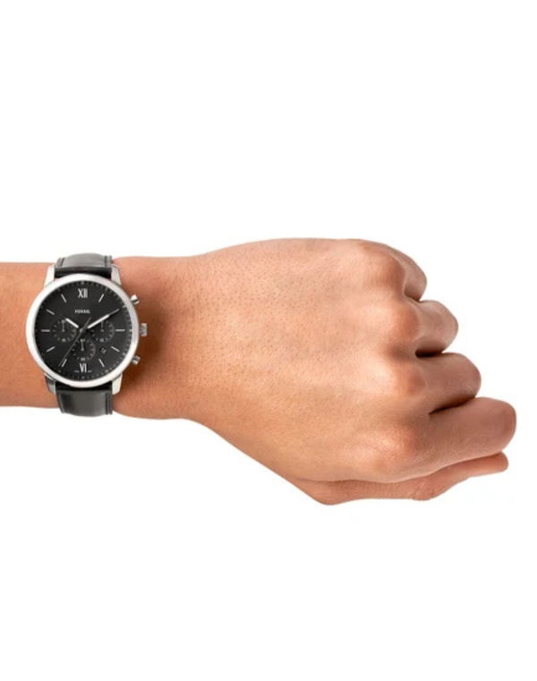 Fossil Neutra Chronograph Black Leather Watch