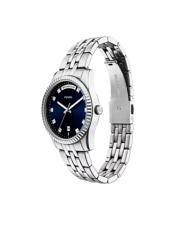 Fossil Scarlette Quartz Blue Dial Women's Watch