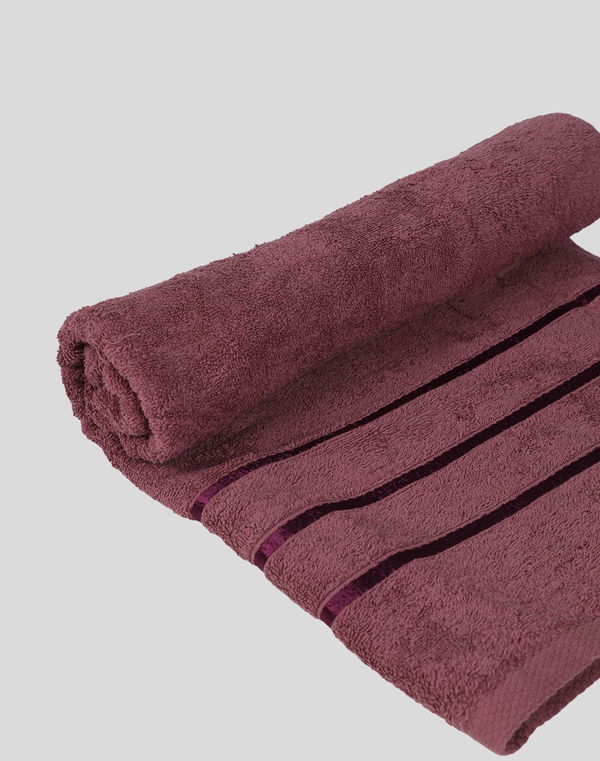 HOME & ME Bath Towel Mauve 75 x 150 cm