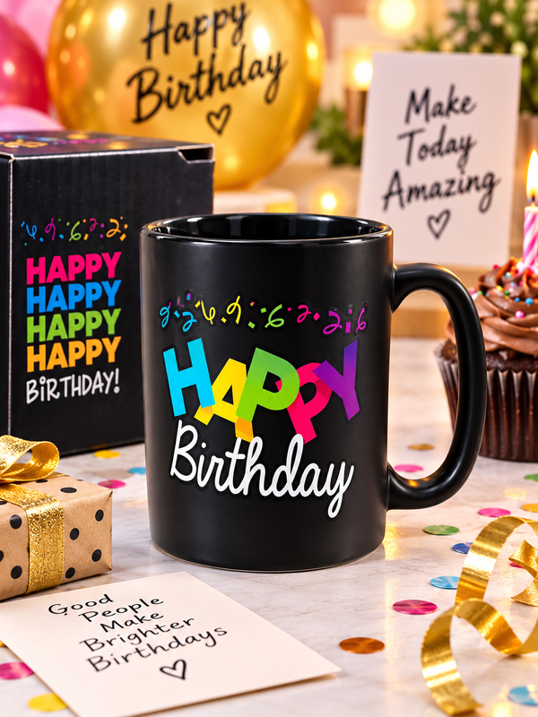HOME & ME Ceramic Birthday Mug