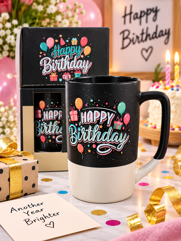 HOME & ME Ceramic Birthday Mug