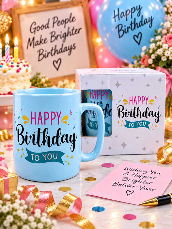 HOME & ME Ceramic Birthday Mug