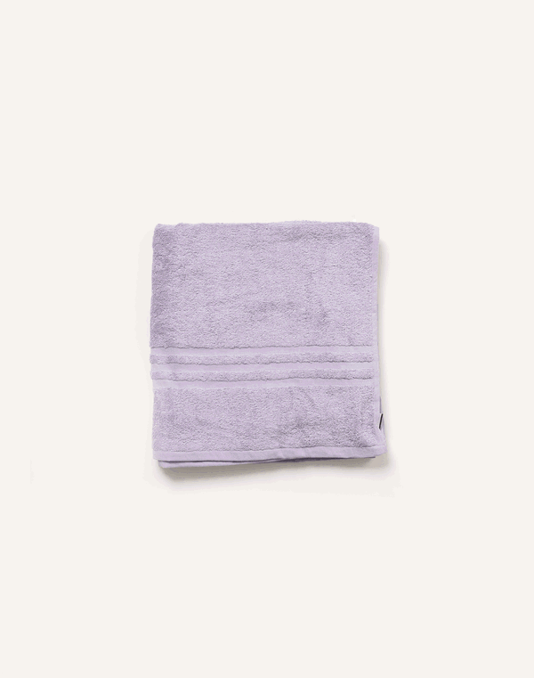HOME & ME Cotton Bath Towel Lilac 70 × 140 cm
