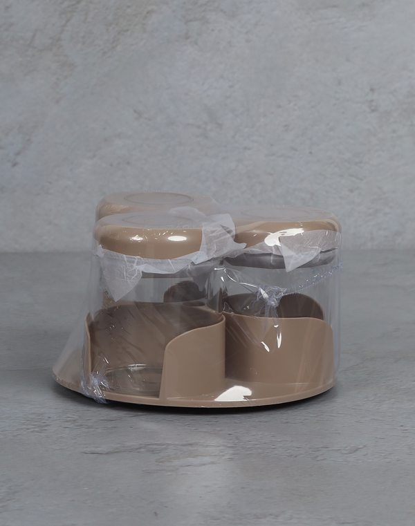 HOME & ME Glass Container 3 Pcs