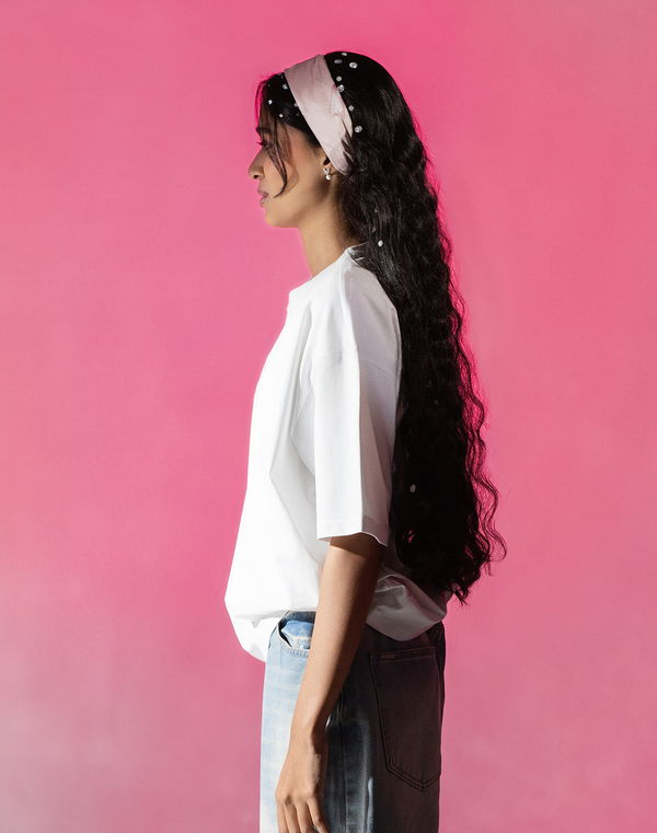HUF & DEE BLISSFUL Women's Oversized T-Shirt White
